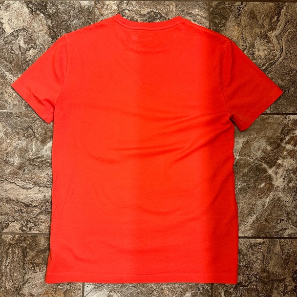Men Polo Ralph Lauren Small Slim Fit T-shirt with pony logo in bright red - Picture 4 of 4